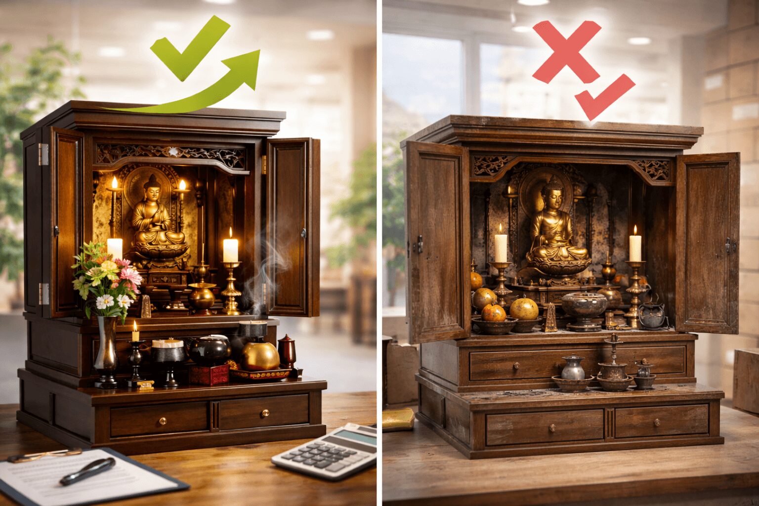 売れる仏壇と売れない仏壇の違い
