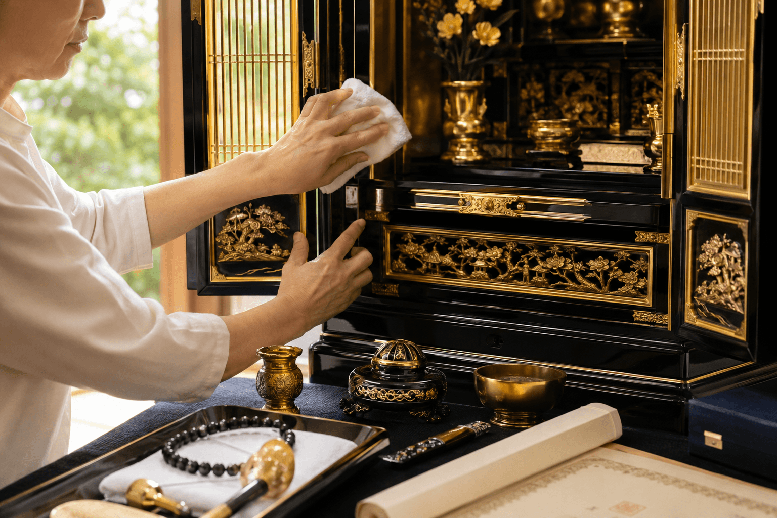 仏壇を高く売る5つのコツと査定ポイント